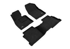 Mazda Mazda6 Floor Mat Set - Front and Rear - 3D MAXpider - Elegant Series - Black - `14-`21 Mazda Mazda6 Floor Mat Set - Front and Rear - 3D MAXpider - Elegant Series - Black - `14-`21